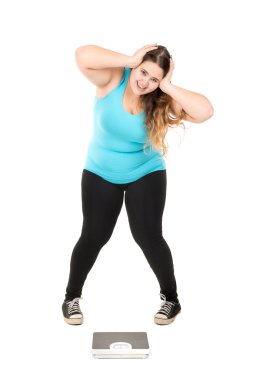 Umutsuz şişman kız