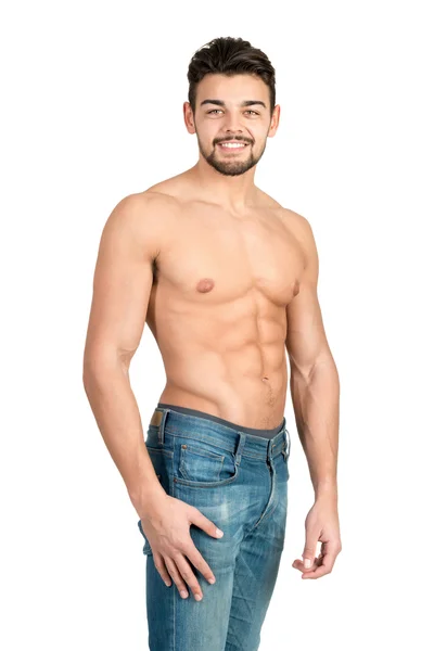 Hombre joven guapo en forma — Foto de Stock