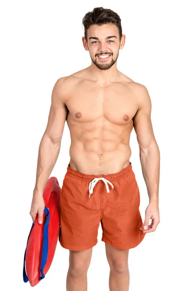 Young strong man lifeguard — Stock Photo, Image