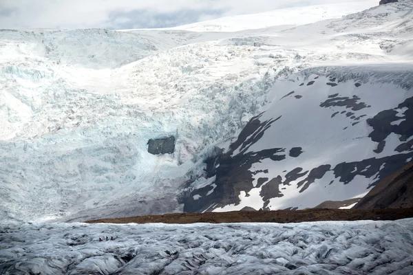 Vatnajokull παγετώνας μέσα Ισλανδία — Φωτογραφία Αρχείου