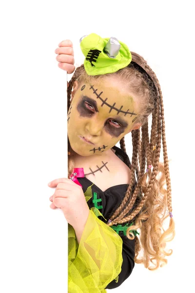 Дівчина в костюмі Хеллоуїна — стокове фото
