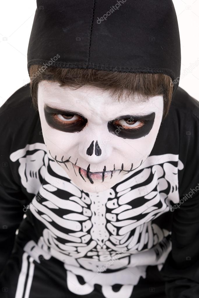 Halloween Skeleton Face Paint