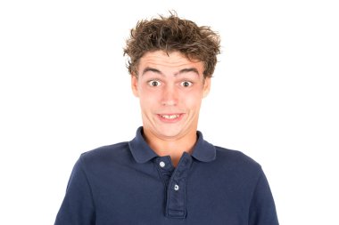 mutlu genç çocuk