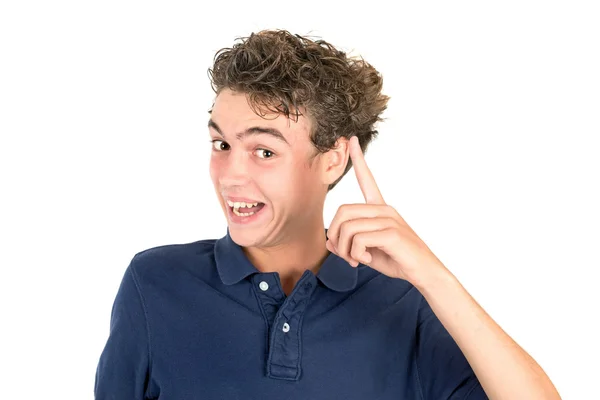 Happy teen boy — Stock Photo, Image