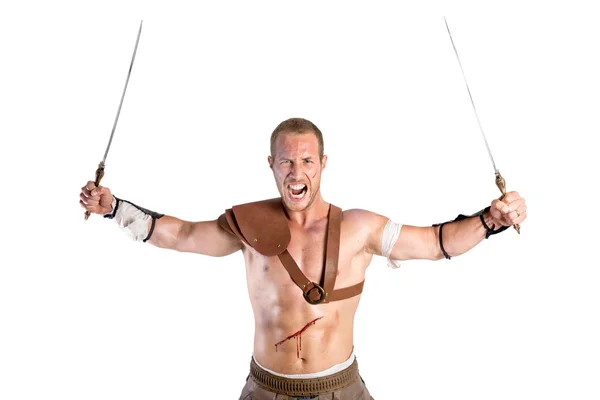 Antiguo guerrero gladiador — Foto de Stock