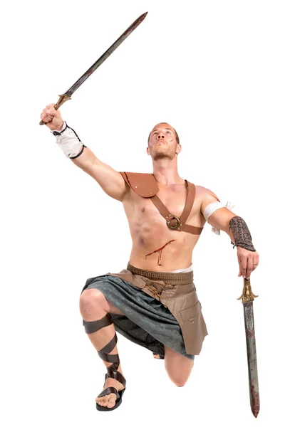 Gladiátor ősi harcos — Stock Fotó