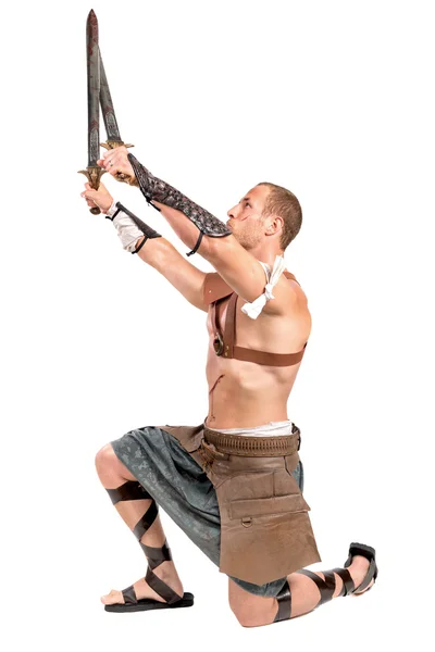 Ancient gladiator warrior — Stock Photo, Image
