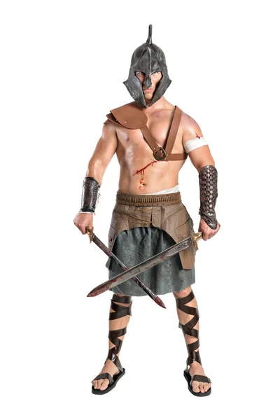 Antigo guerreiro gladiador — Fotografia de Stock