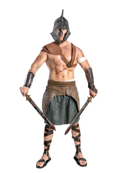 Antigo guerreiro gladiador — Fotografia de Stock