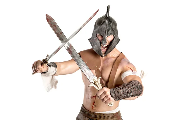 Ancient gladiator warrior — Stock Photo, Image