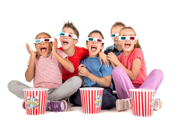 Kinderen in de films — Stockfoto