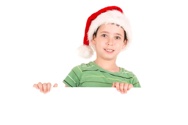 Kerstmis kleine jongen — Stok fotoğraf