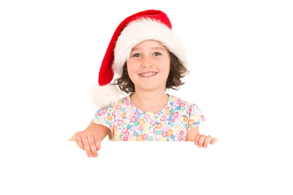 Little girl on Christmas — Stock Photo, Image