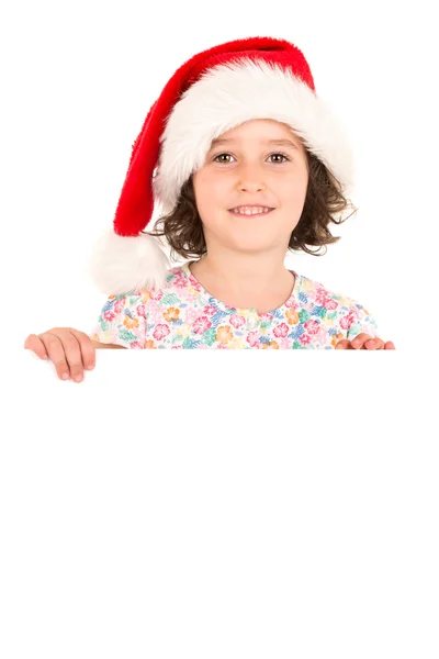 Little girl on Christmas — Stock Photo, Image