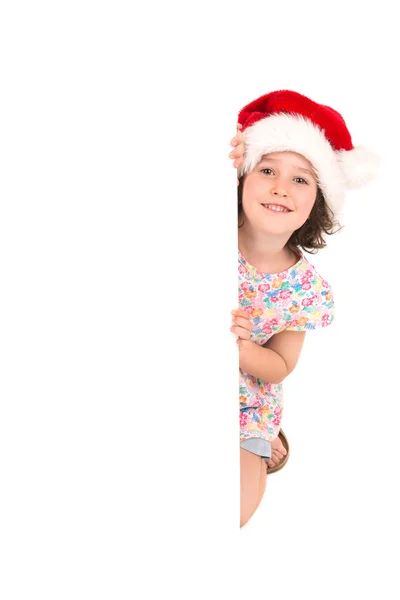 Маленькая девочка на Рождество — стоковое фото
