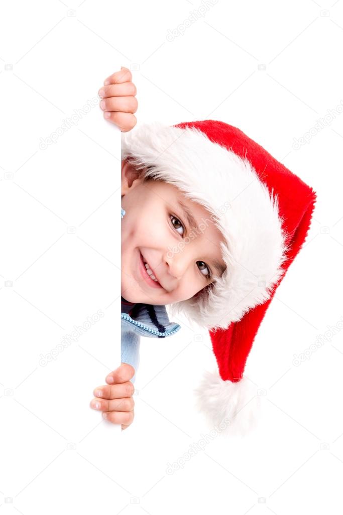 Christmas little boy