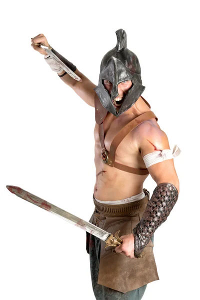 Gladiator rzymski wojownik — Zdjęcie stockowe