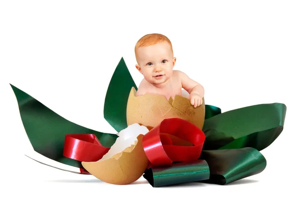 Christmas baby surprise — Stock Photo, Image