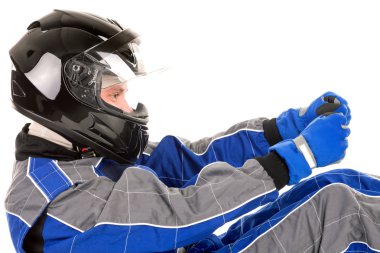Sürücü kask sürüş yarış