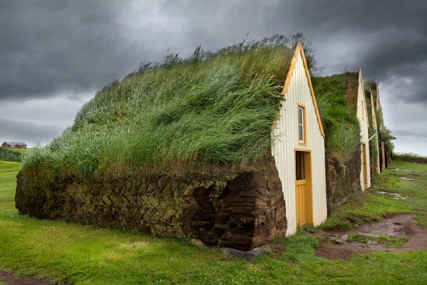 Maisons de gazon en Islande — Photo