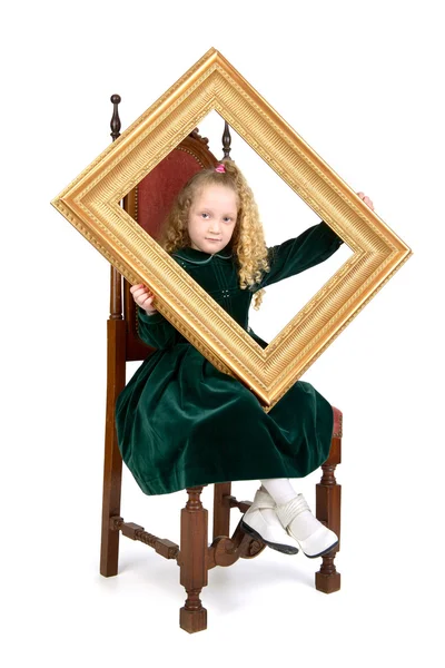 Beautiful little girl portrait — Stock Photo, Image