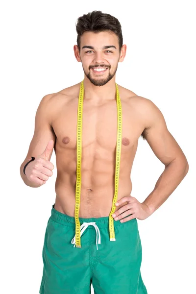 Fitness jovem homem — Fotografia de Stock