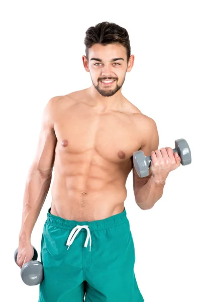 Young man exercising — Stock Photo, Image