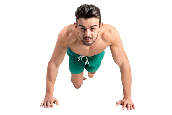 Young man exercising — Stock Photo, Image