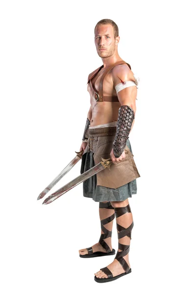 Gladiator krigare man — Stockfoto