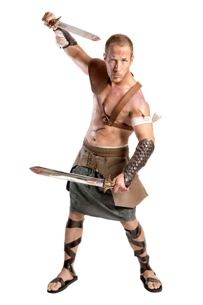 Homme guerrier gladiateur — Photo