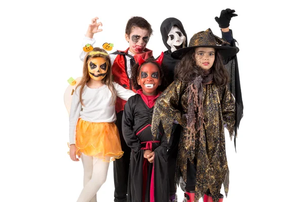 Kinder zu Halloween — Stockfoto