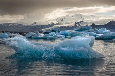 Buzdağları lagün İzlanda'da