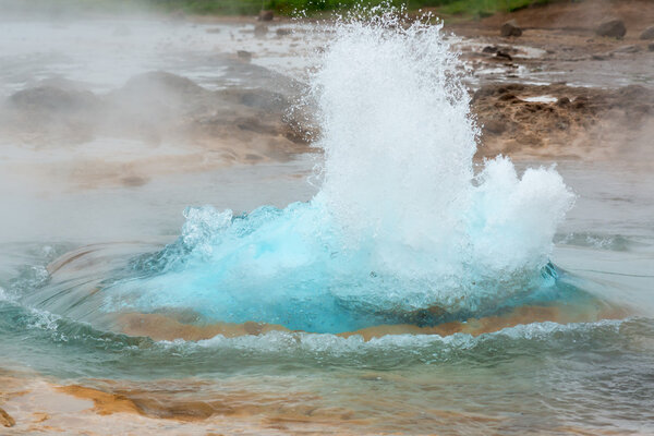 Strokkur geysir in Iceland