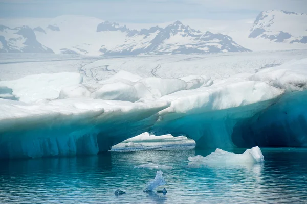 Icebergs in lagoon in Iceland Royalty Free Stock Photos