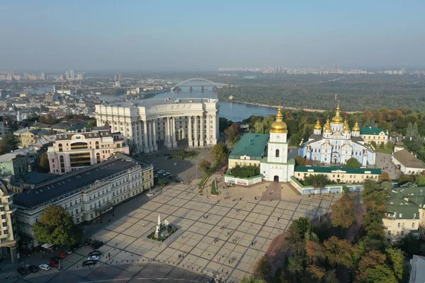 Europa Kiev Ucraina Novembre 2020 Veduta Aerea Della Chiesa San Foto Stock Royalty Free