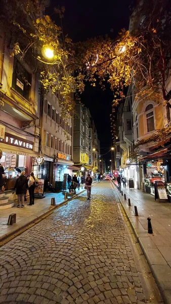 Istanbul Turkey December 2020 Street View Tourists Covid Coronavirus Pandemic — Stock Photo, Image