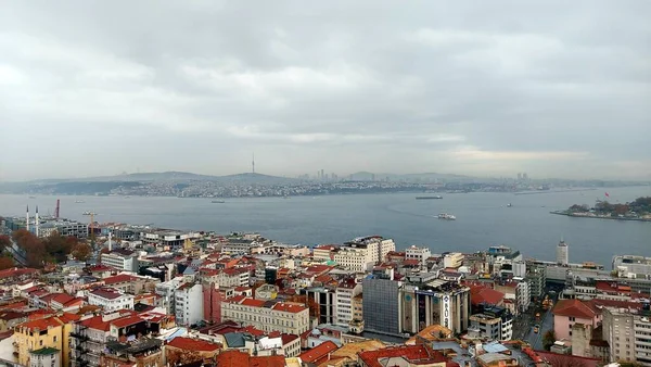 Istanbul Turkey December 2020 Aerial View Istanbul Panorama Istanbul Sightseeing — Stock Photo, Image