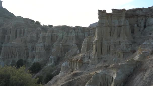 Widok Góry Kuladokiya Niezwykła Wulkaniczna Formacja Skalna Mieście Kula Turcja — Wideo stockowe