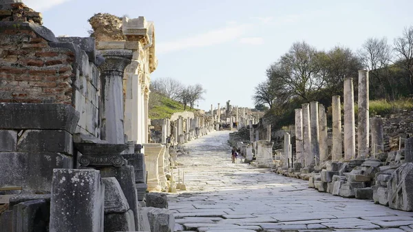 Selcuk Ephèse Turquie Janvier 2021 Vue Des Ruines Ancienne Ville — Photo