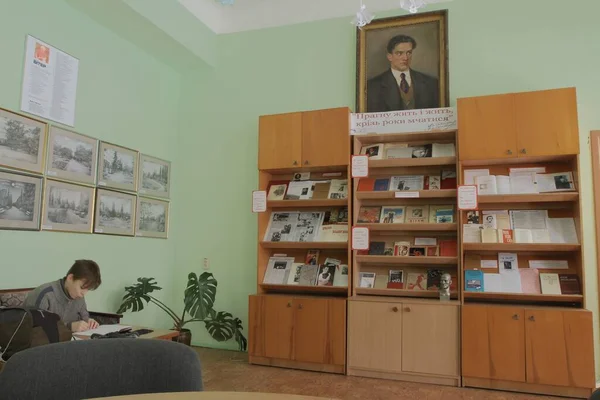 Europa Kiew Ukraine Januar 2016 Innenraum Der Stadtbibliothek Bücher Den — Stockfoto