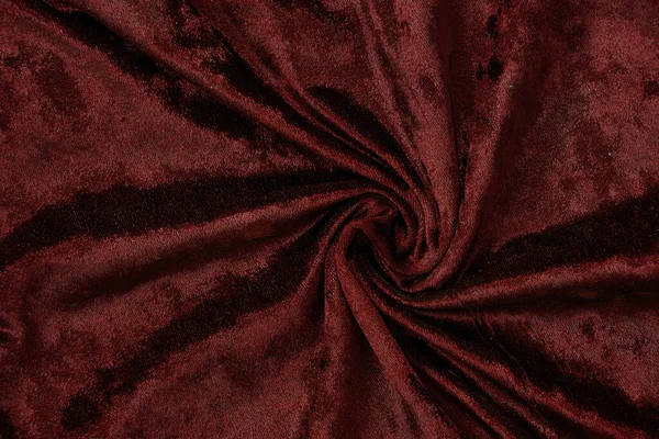 Semplice Tessuto Rosso Rugoso Vicino Come Sfondo Trama Del Tessuto — Foto Stock