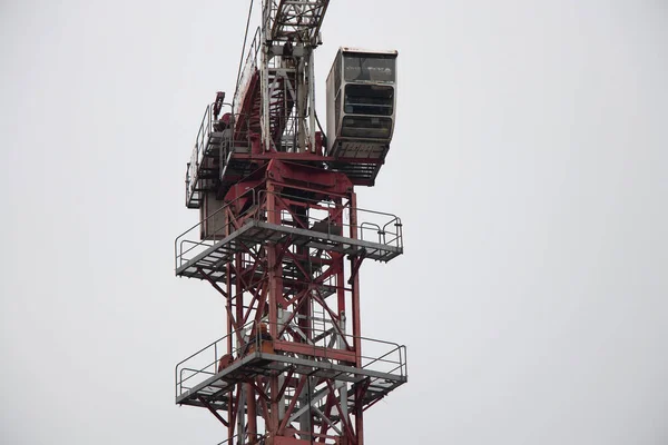 Crane Construction Sky Ukraine — Stock Photo, Image