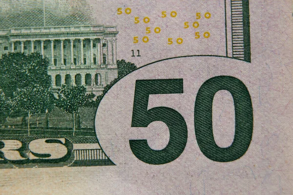 Δολάρια Φόντο Μακροεντολή Φωτογραφία Χρήματα — Φωτογραφία Αρχείου