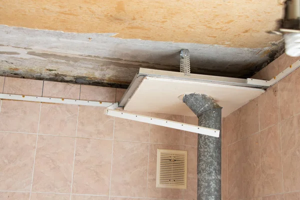 Tavanda alçı döşeme, tavanda alçıpan tamiri