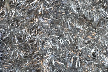 Arka plan olarak gri Noel çelengi, Noel