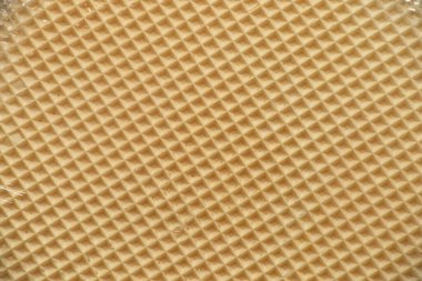 Undan yapılmış gofretli kekler yakın plan çekimdir.