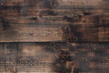 Arkaplan olarak kahverengi ahşap duvar kapat