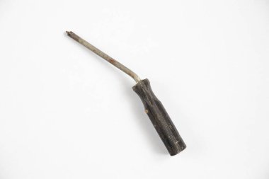 tornavida eski beyaz arkaplanı kapat