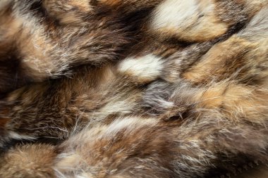 Kürk kahverengi kürk mantosunun arka planı