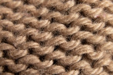 arkaplan olarak kahverengi yün kumaş kapat